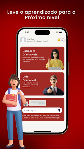 Visualização do aplicativo