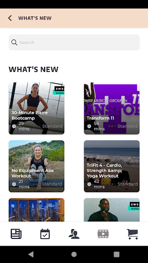 The Barre Fitness Studio Screen 3