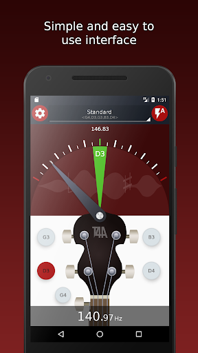 Ultimate Banjo Tuner Screen 2