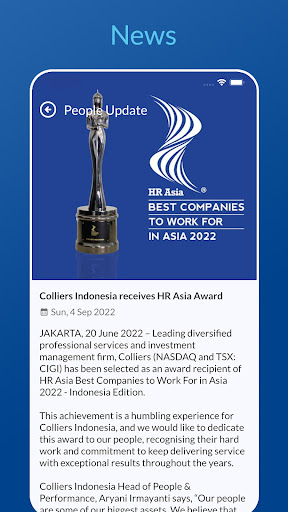 Colliers Intranet Screen 3