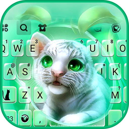 Cute Baby Tiger Keyboard Backg 1.0 Icon