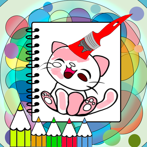 Paint and coloring logo