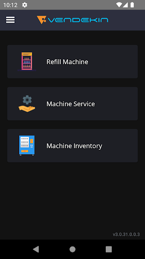 Android application Vendeki Operator screenshort