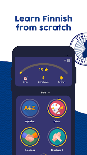 Android application Learn Finnish - Beginners screenshort
