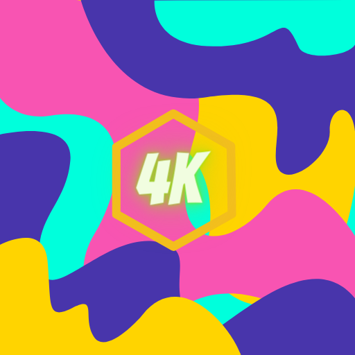 4K hd wallpaper logo