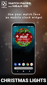 Captura de Pantalla 8 Christmas Lights Watch Face android