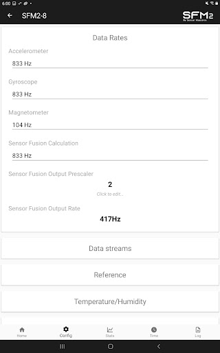 SENSOR MAESTROS SENSR-LOGR Screen 2