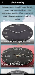 clock making