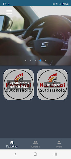 Android application Koroknai Autósiskola Kft screenshort