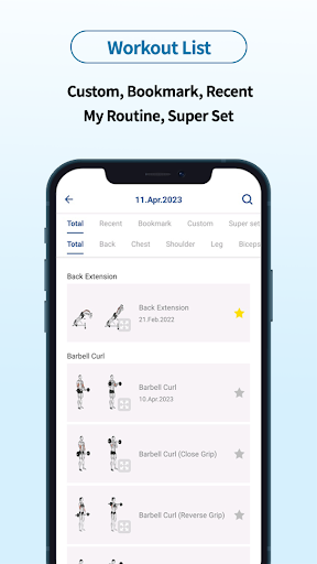 Workout - Log, Report, Program Screen 3