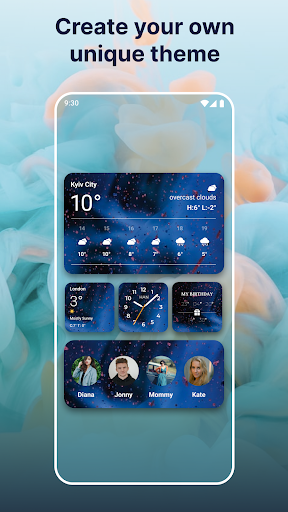 Widgets OS 17 - Color Widgets - Personalization - apps