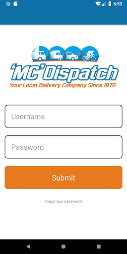 Android application MC Dispatch screenshort