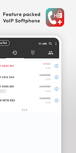 OpusTel swiss secure phone App