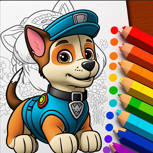 Paw Coloring Book Game 4K