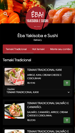 Êba Yakisoba e Sushi Screen 2