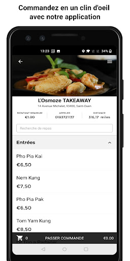 Android application L'Osmoze screenshort
