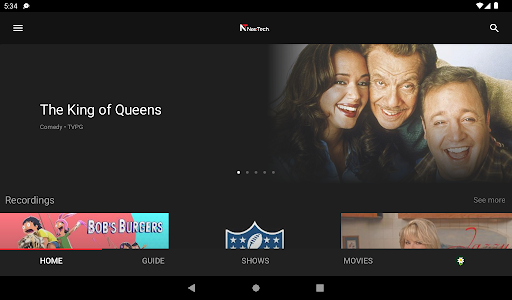 Screenshot of Nex-Tech TV Now