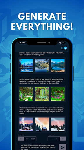 Android application ImageQI - OpenAI API screenshort