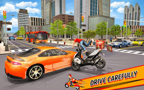 Captura 11 Pizza Delivery Boy Bike Games android