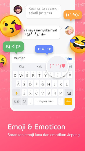 Facemoji  Keyboard Lite: GIF, Emoji keyboard, Tema