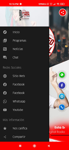 Android application Estereo Digital Radio screenshort