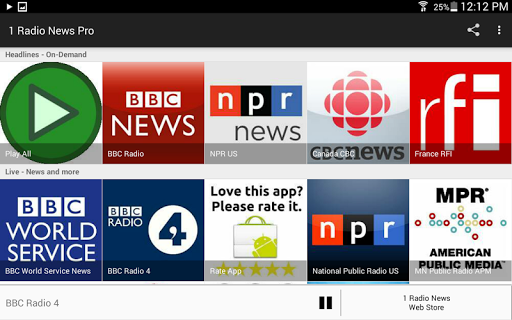 1 Radio News Pro screenshot 8