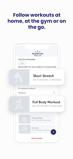 Relentless Barbell Club Screen 3