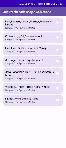 Android application GuruAshraya screenshort