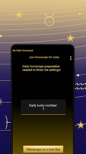 My Daily Horoscope Screen 3