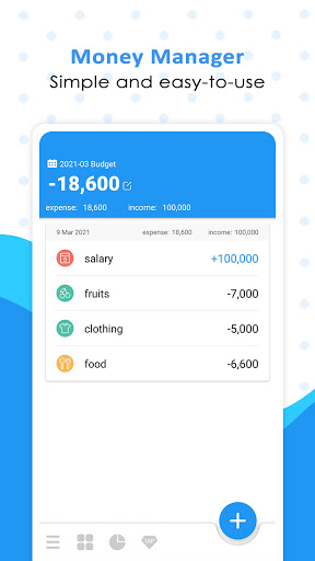 Android application Expense Manager & Income Track screenshort