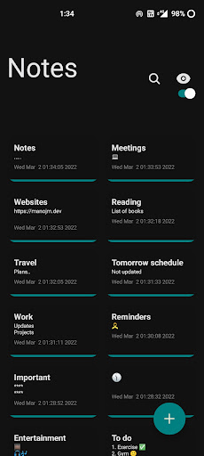 Notes App Screen 3