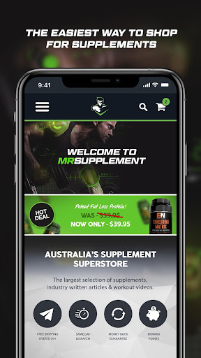 Android application Mr Supplement screenshort