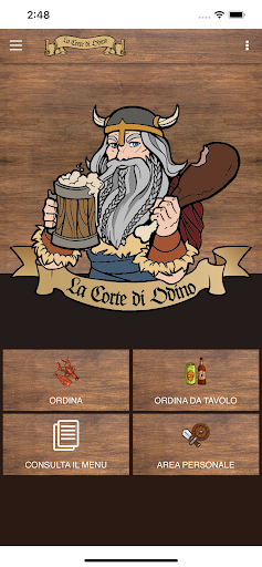 Android application Odino Ordini screenshort