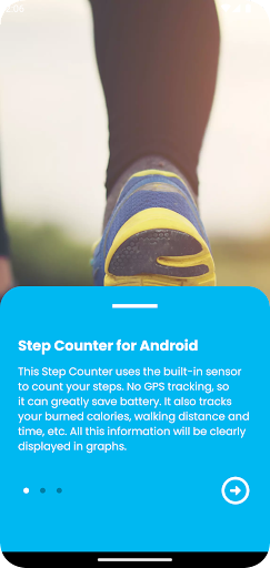 Android application StepSip - Water & Step Tracker screenshort