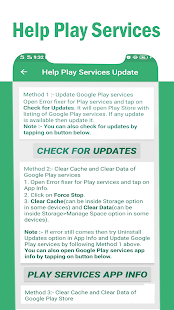 Play Store Update & Fix Error Screenshot