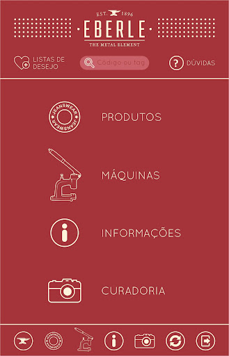 Android application Eberle screenshort