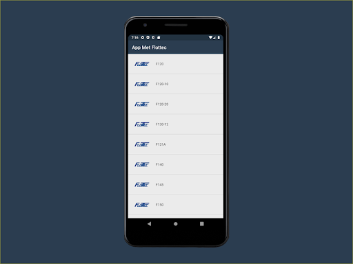 Android application App Met Flottec screenshort