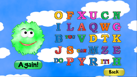Captura de pantalla del juego de rompecabezas ABC para niños