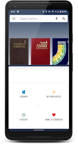 SDA Hymnals (Multilingual) Screen 2