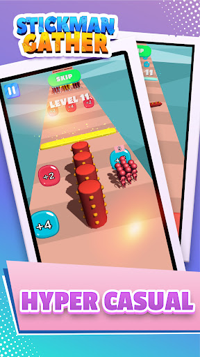 Android application Gather Up - Stickman Fighting screenshort