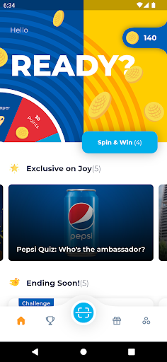 Joy by Pepsico Arabia Screen 2