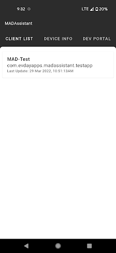 Android application MADAssistant screenshort