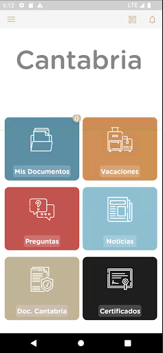 Android application Mi Cantabria screenshort