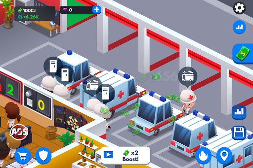 Idle Firefighter Tycoon - Người quản lý trường hợp khẩn cấp về hỏa hoạn