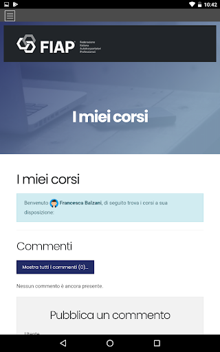FIAP Autotrasporti Screen 2