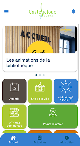 Android application Ville de Casteljaloux screenshort
