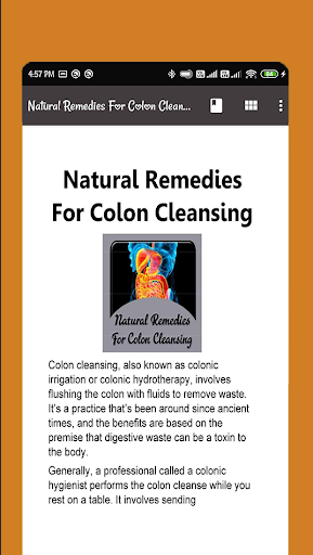 Natural Remedies For Colon Cle