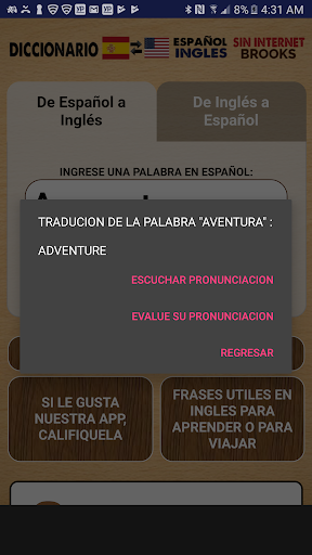 Diccionario Español Inglés Sin