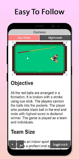 Easy Billiards Tutorial Screen 3