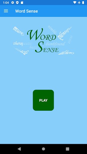 Android application Word Sense screenshort